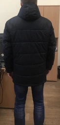 Куртка зимняя мужская Riccardo Б-6 S (46) Бордовая (ROZ6400025449) фото от покупателей 6