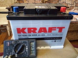 Автомобільний акумулятор Kraft 75 Ah (-/+) (750EN) 275 х 175 х 175 мм (76323) фото від покупців 2