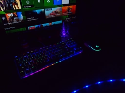 Клавиатура проводная MOTOSPEED K87S RGB USB ENG, UKR, RUS Outemu Blue (mtk87smb) фото от покупателей 13