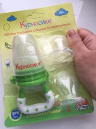 Ниблер с тремя сеточками Курносики Розовый (7266) (4890210672663) фото от покупателей 8