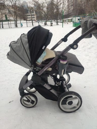 Зимовий конверт-чохол на овчині в коляску,на санки For Kids Mini (Коричневий) фото від покупців 15