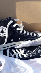 Чоловічі кеди високі Converse Chuck 70 Hi 162050C 41 (7.5) 26 см Чорні (888755675236) фото від покупців 12