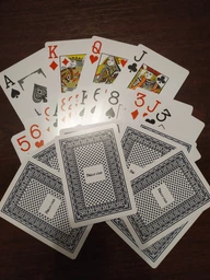 Карты игральные покерные пластиковые Duke Poker Club 54 листа 87x62 мм Синие (DN26238BL) фото от покупателей 6