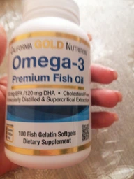 Жирні кислоти California Gold Nutrition Omega-3 Premium Fish Oil DHA 100 капсул фото від покупців 10