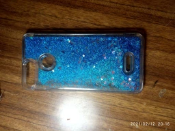 Чехол Glitter для Xiaomi Redmi 6A Бампер Жидкий блеск Sakura фото от покупателей 2