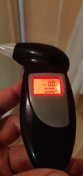 Алкотестер Карманный цифровой AlcoStop с LCD подсветкой с экраном + 4 мундштука