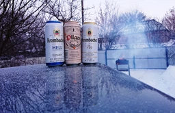 Упаковка пива Krombacher Hell светлое нефильтрованное 5% 0.5 л Мультипак x 4 шт (4008287925005) фото от покупателей 1