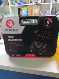Набір інструменту Intertool 1/4" x 1/2" 110 од. Storm (ET-8110)