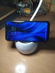 Настільна лампа Nokasonic NK-200 акумуляторна сенсорна з гнучкою ніжкою і підставка для телефону Біла (11642)