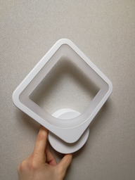 Світильник світлодіодний настінний, LED бра LUMINARIA TETRA 24W S250 ON / OFF WHITE 220V IP20 фото від покупців 9