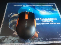 Мышь A4Tech G3-200N,USB,V-Track,1000dpi (Black+Red) беспроводная фото от покупателей 8