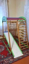 Детский спортивный уголок для дома "BabyWood" SportBaby фото от покупателей 6