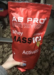 Гейнер AB PRO MASS 100 Whey Activator 2600 г Ананас-кокос (MASSXLABAC105) фото от покупателей 1