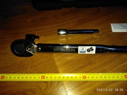 Динамометрический ключ Intertool 1/2" переходник 1/2 x 3/8, удлинитель 125 мм 1/2" 28-210 NM (XT-9007) фото от покупателей 3