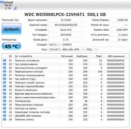 Жесткий диск Western Digital Blue 500GB 5400rpm 16MB WD5000LPCX 2.5" SATAIII фото от покупателей 2
