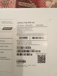 Планшет Lenovo Tab M10 HD (2nd Gen) LTE 64GB Platinum Grey (ZA6V0187UA) фото от покупателей 2