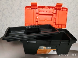 Ящик для инструментов Polax пластиковые замки 16" (01-016) фото от покупателей 3