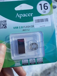 Флеш-накопичувач USB 32GB Apacer AH112 Gold/Red (AP32GAH112R-1)