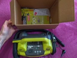 Автокомпресор акумуляторний Ryobi ONE+ R18i-0 (5133001834) фото від покупців 2