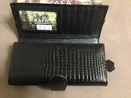 Кошелек женский кожаный Kafa RFID AE031 красный фото от покупателей 14