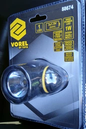 Ліхтар налобний, світлодіодний, 1 LeD, 3 х ААА. VOREL 88674 фото від покупців 2