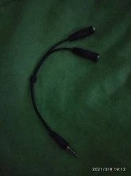 Перехідник для гарнітури XoKo SC-009 Jack 2 x 3.5-мм jack (F) - 3.5-мм 4pin jack (M) фото від покупців 11