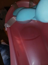 Матрацик килимок для купання дитини у ванну з кріпленнями Belove, Plaint Turquoise фото від покупців 1