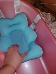 Матрацик килимок для купання дитини у ванну з кріпленнями Belove, Plaint Turquoise
