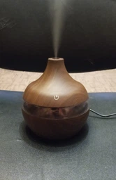 Зволожувач повітря Humidifier нічник від USB з підсвічуванням темне дерево (14582) фото від покупців 11