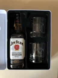 Виски Jim Beam White 4 года выдержки 0.7 л 40% + 2 бокала в железной коробке (5060045588715) фото от покупателей 4