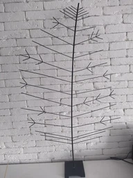 Металлическая елка в гостиную, в офис 1001.1 черный 115x70 см Adore Decor (без декора) фото от покупателей 4
