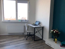 Компьютерный стол Ferrum-decor Дейв 75x100x60 черный ДСП Дуб Сонома 32мм фото от покупателей 18