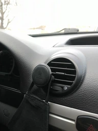 Автодержатель для телефона Baseus Magnetic Air Vent Car Mount Holder Gold (SUGX-A0V)/(162421) фото от покупателей 14