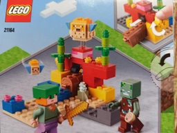 Конструктор LEGO Minecraft Кораловый риф 92 детали (21164) фото от покупателей 2