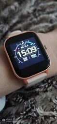 Смарт-годинник Globex Smart Watch Me Gold; 1.4" (240х240) сенсорний IPS / Nordic nRF52832 / Bluetooth 4.0 / GPS / 43 х 37 х 9 мм, 46 г / IP67 / 170 маг / золотистий