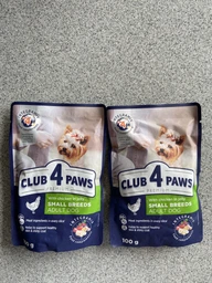 Вологий корм Club 4 Paws для собак малих порід, курка в желе 100 г фото від покупців 1