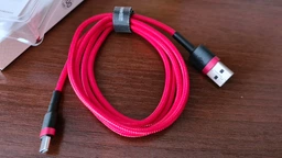 Кабель Baseus cafule Cable USB For Type-C 2A 3m Black+Red фото від покупців 2