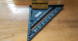 Угольник плотника MASTERTOOL GM SWANSON 180 мм, алюминиевый 30-3518 фото от покупателей 5