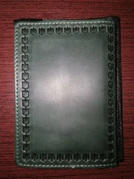 Обкладинка на паспорт Shvigel leather-16132 Сіра