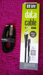 Кабель ColorWay USB - MicroUSB Zinc Alloy + Led 2.4А 1 м Black (CW-CBUM035-BK) фото от покупателей 1