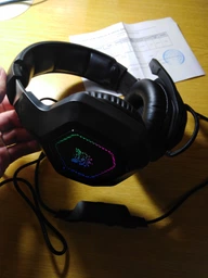 Игровые наушники ONIKUMA K10 Pro с микрофоном, RGB подсветкой и 50мм динамиками для ПК и консолей фото от покупателей 5