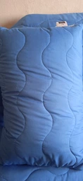 Набор антиаллергенный MirSon EcoSilk Супер Теплый №1662 Eco Light Blue (одеяло + подушки 50х70 среднии) (2200002654975) фото от покупателей 9