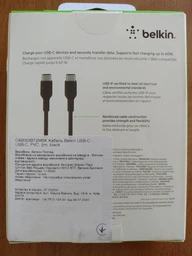 Кабель Belkin USB-С — USB-С PVC 2 м Black (CAB003BT2MBK) фото від покупців 6