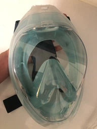 Маска для снорклінгу SUBEA Easybreath 500 коралово-рожевого кольору розмір SM артикул фото від покупців 1