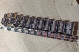 Набор головок торцевых на планке TOPTUL 1/2" 11ед. 8-22мм GAAQ1601U