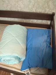 Набор антиаллергенный EcoSilk Супер Теплый №1658 Eco Light Blue (одеяло + подушка 50х70 средняя) (2200002654944)