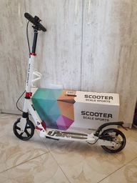 Дитячий двоколісний самокат алюмінієвий з дисковим гальмом Scale Sports Elite Plus (SS-04) Жовто-Сірий (SS-04G) фото від покупців 14