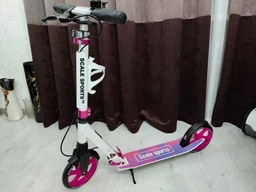 Дитячий самокат Scale Sports (ss-08) + LED-ліхтарик Чорний фото від покупців 8