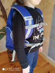 Рюкзак напівкаркасний шкільний Kite Education Smart 38 x 28 x 15 см 16-25 л Синій (K19-702M-3) фото від покупців 7