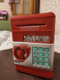 Электронная копилка с кодовым замком Mony Safe Черно-серая